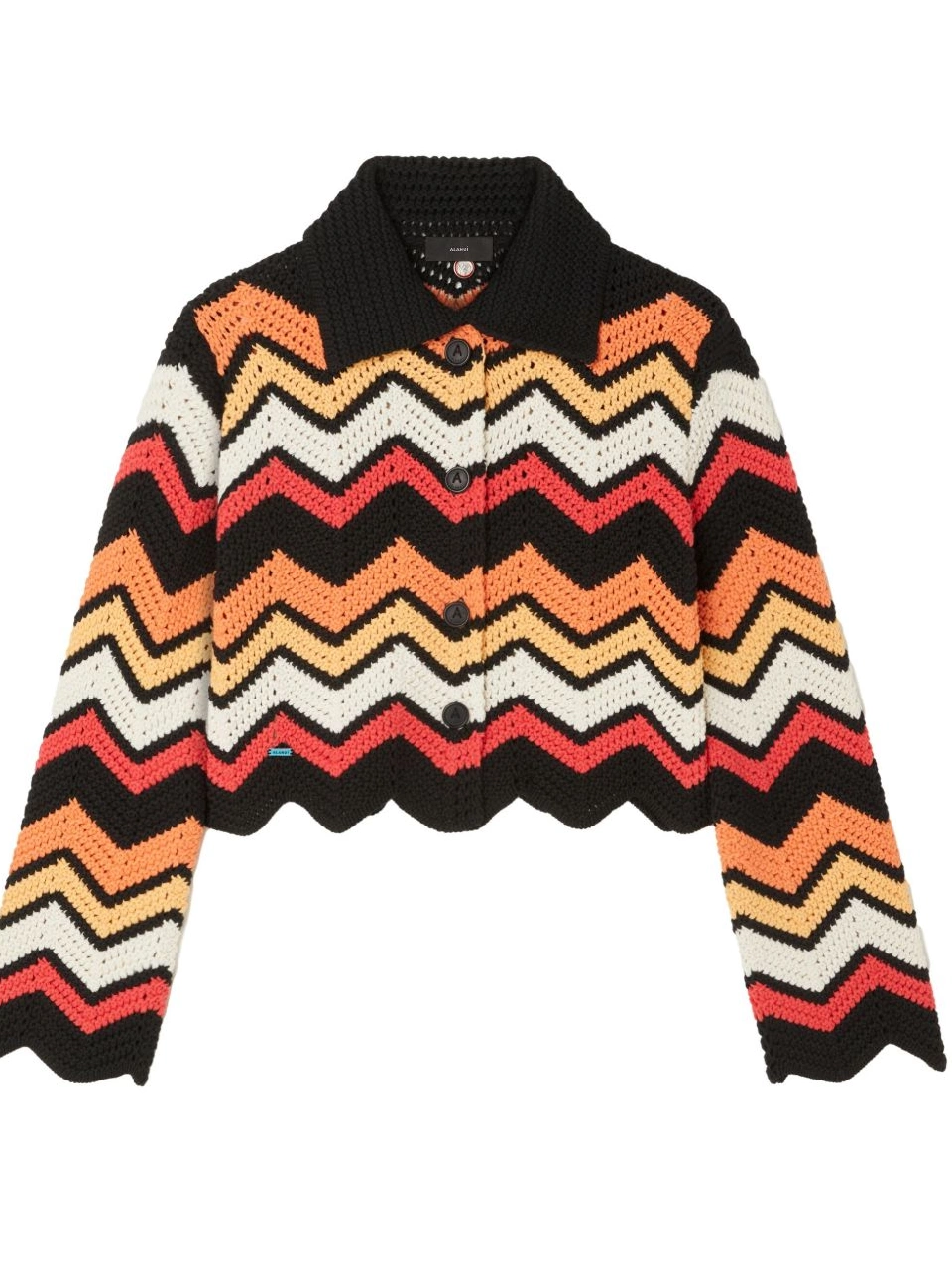 chevron Kaleidoscopic Alanui knitted Women jacket 0712
